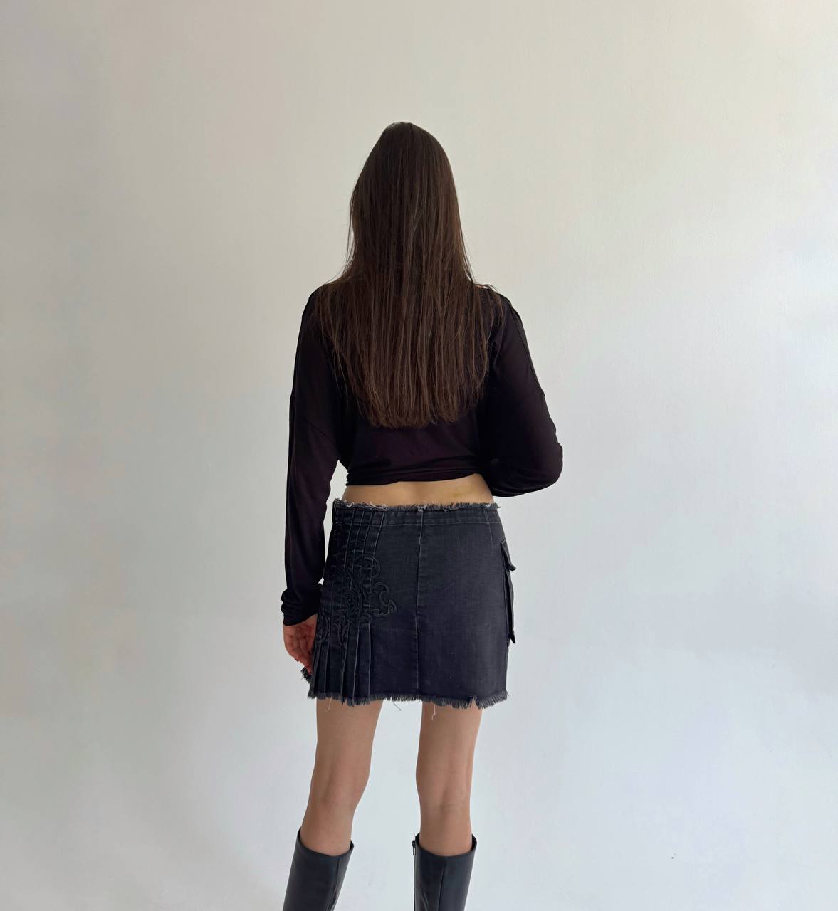 Iceberg mini skirt with tribals