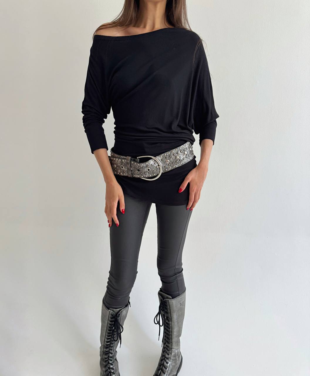 Vintage asymmetrical avant garde top