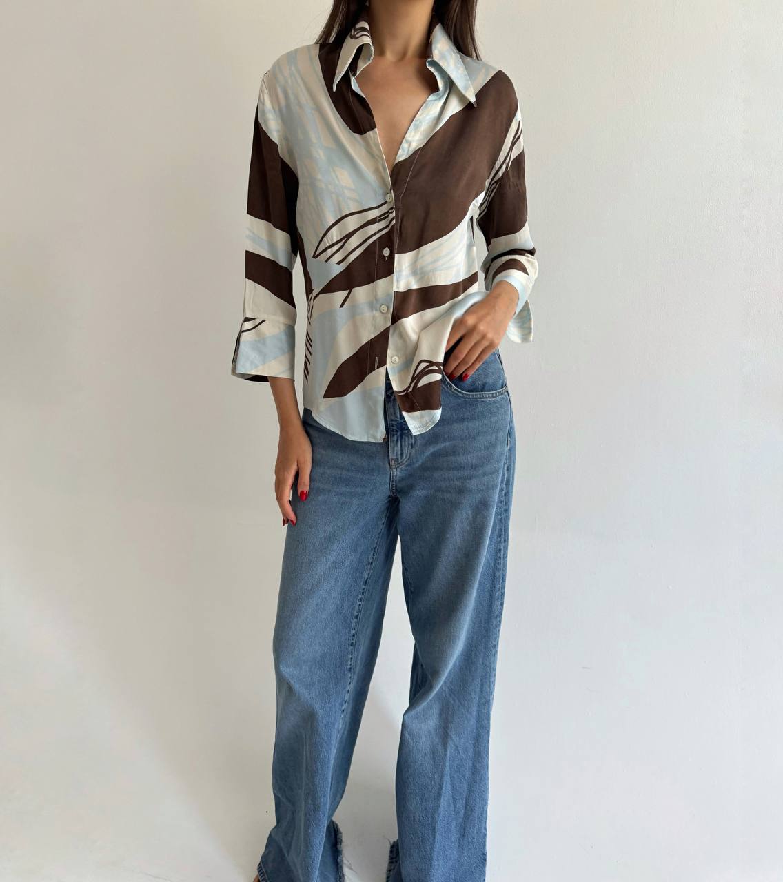 Vintage pure silk blouse