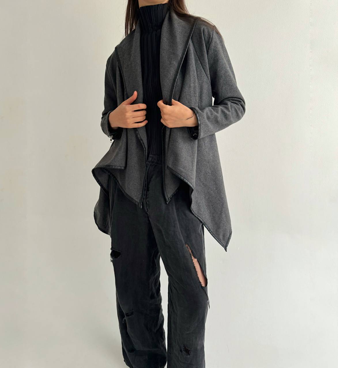 Vintage woollen avant garde jacket