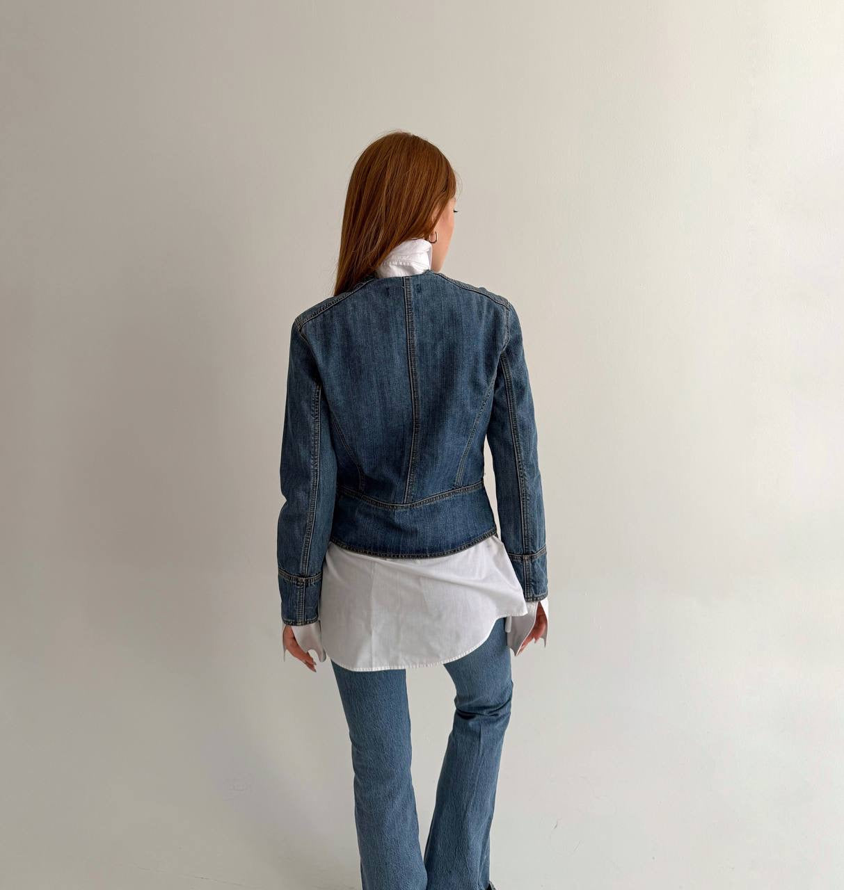 Y2K denim napoleon type jacket
