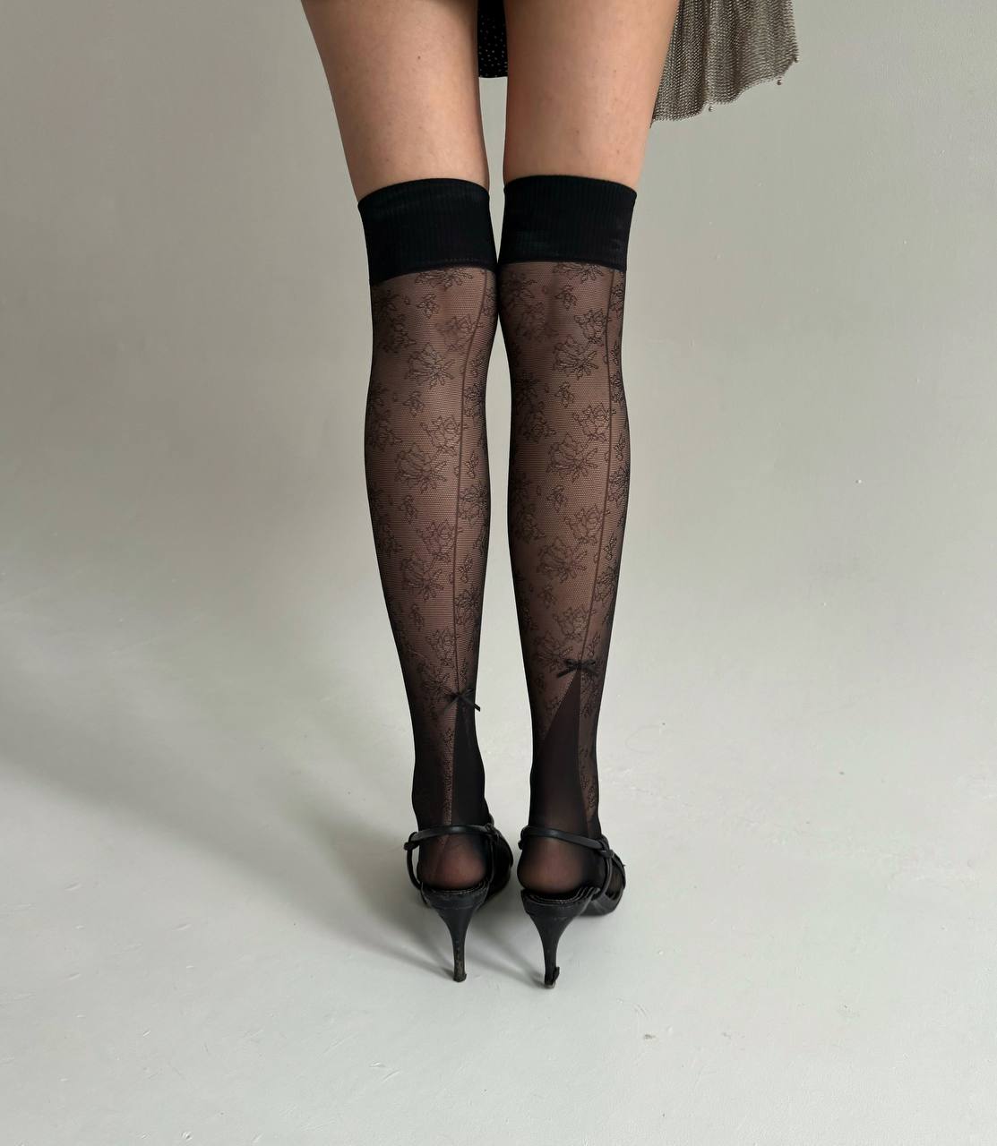 Chantal Thomass stockings with print