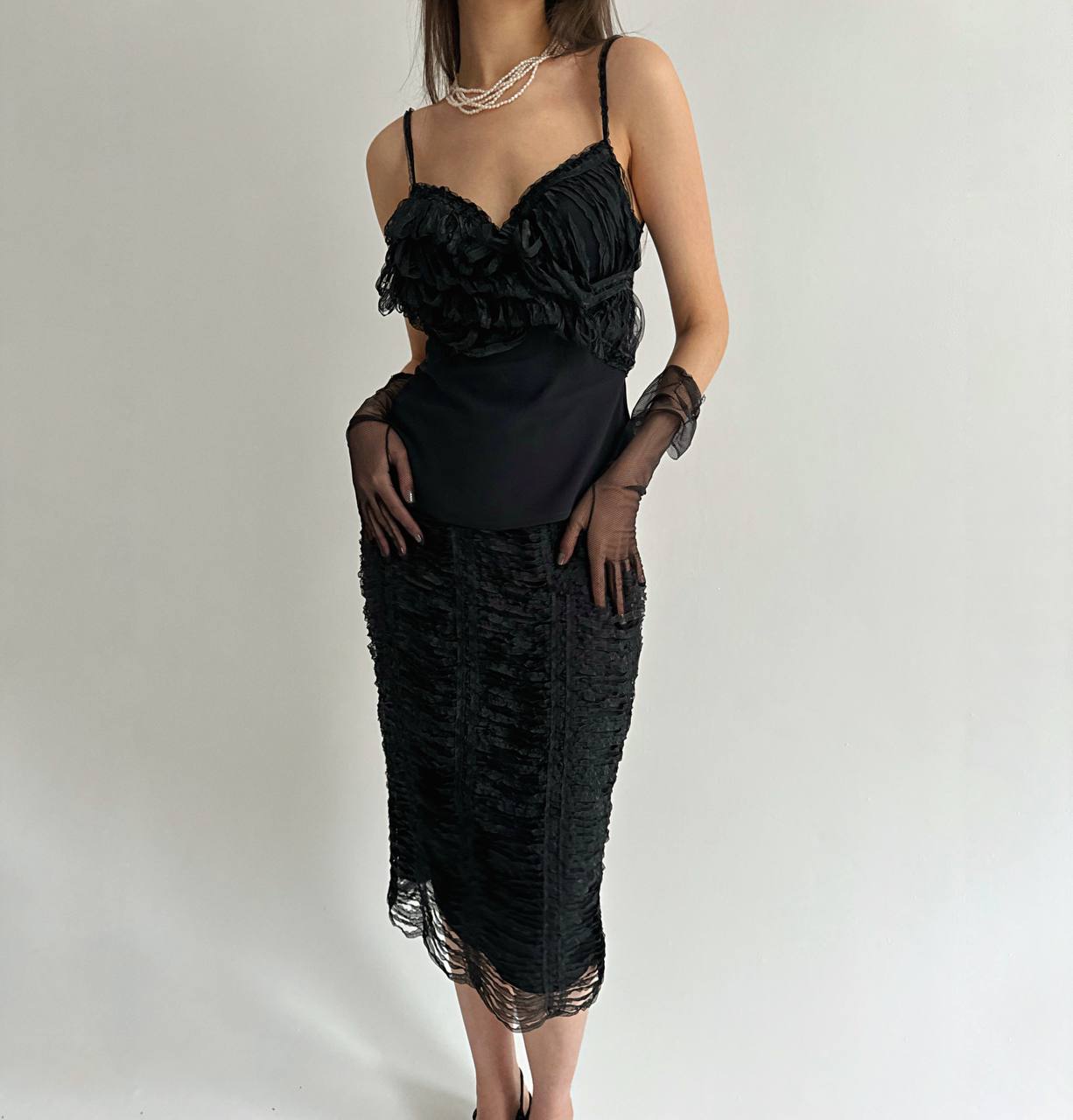 Vintage La Perla silk evening set