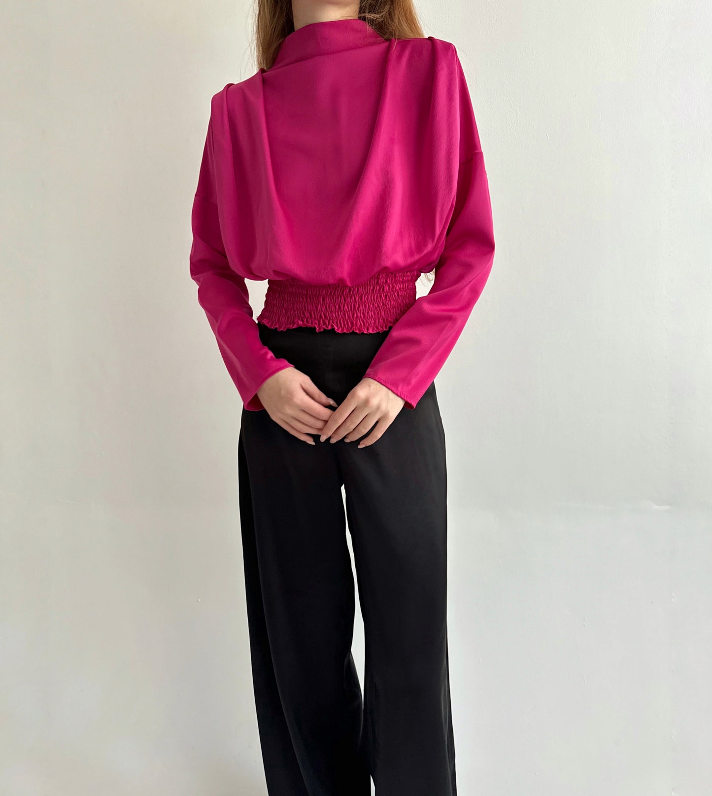 Vintage made in Italy fuchsia blouse
