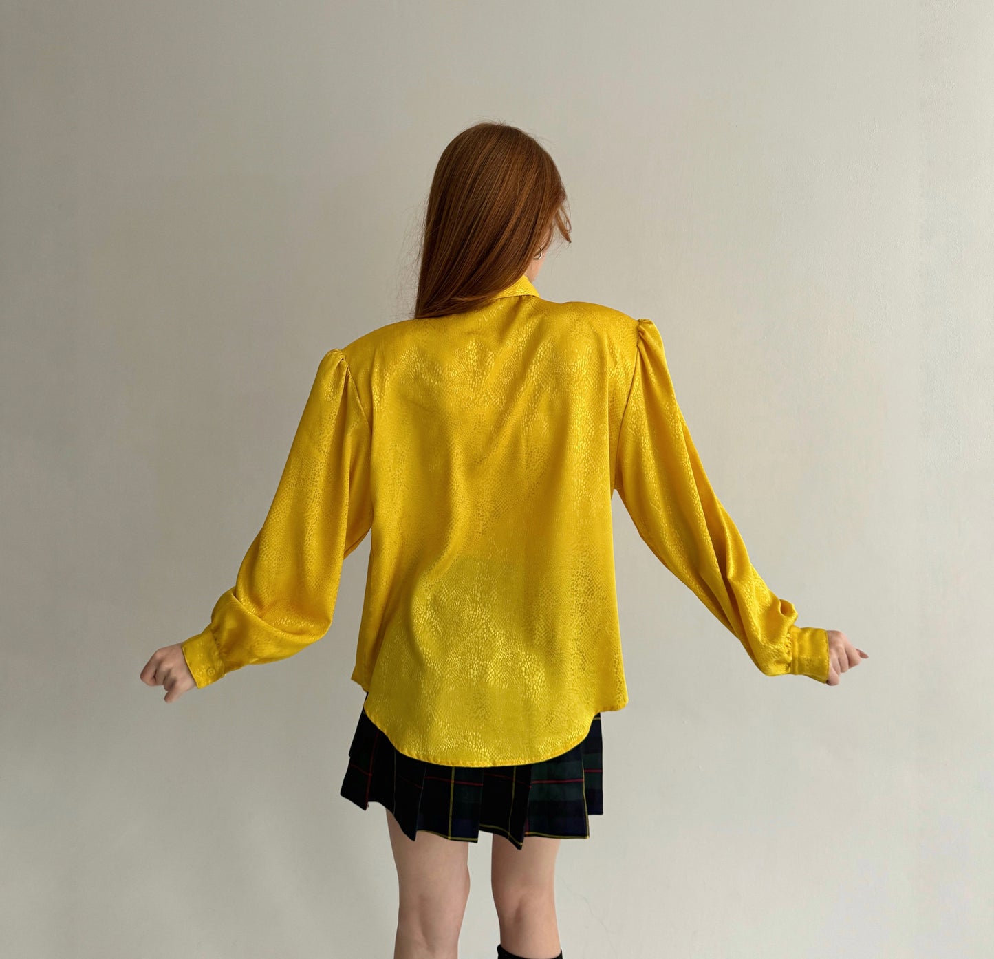 Vintage yellow blouse