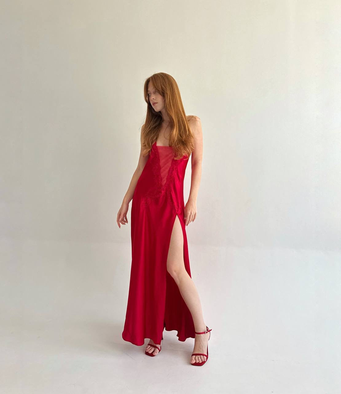 Vintage 2000s Victoria’s Secret satin long night gown