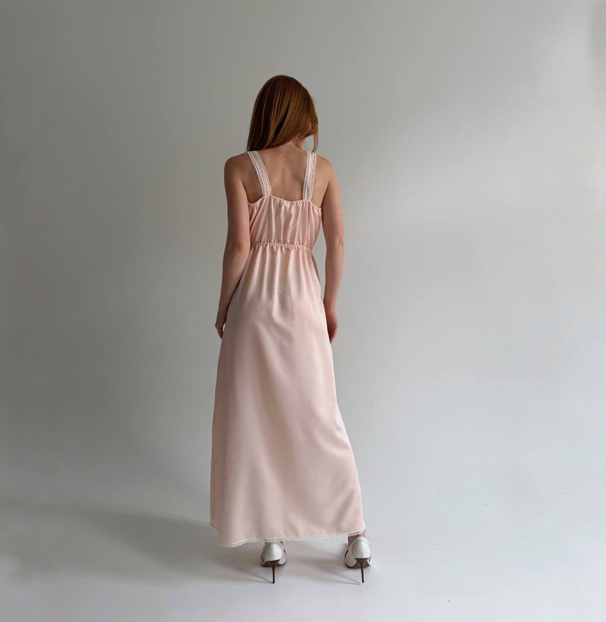 Vintage pink nightgown dress