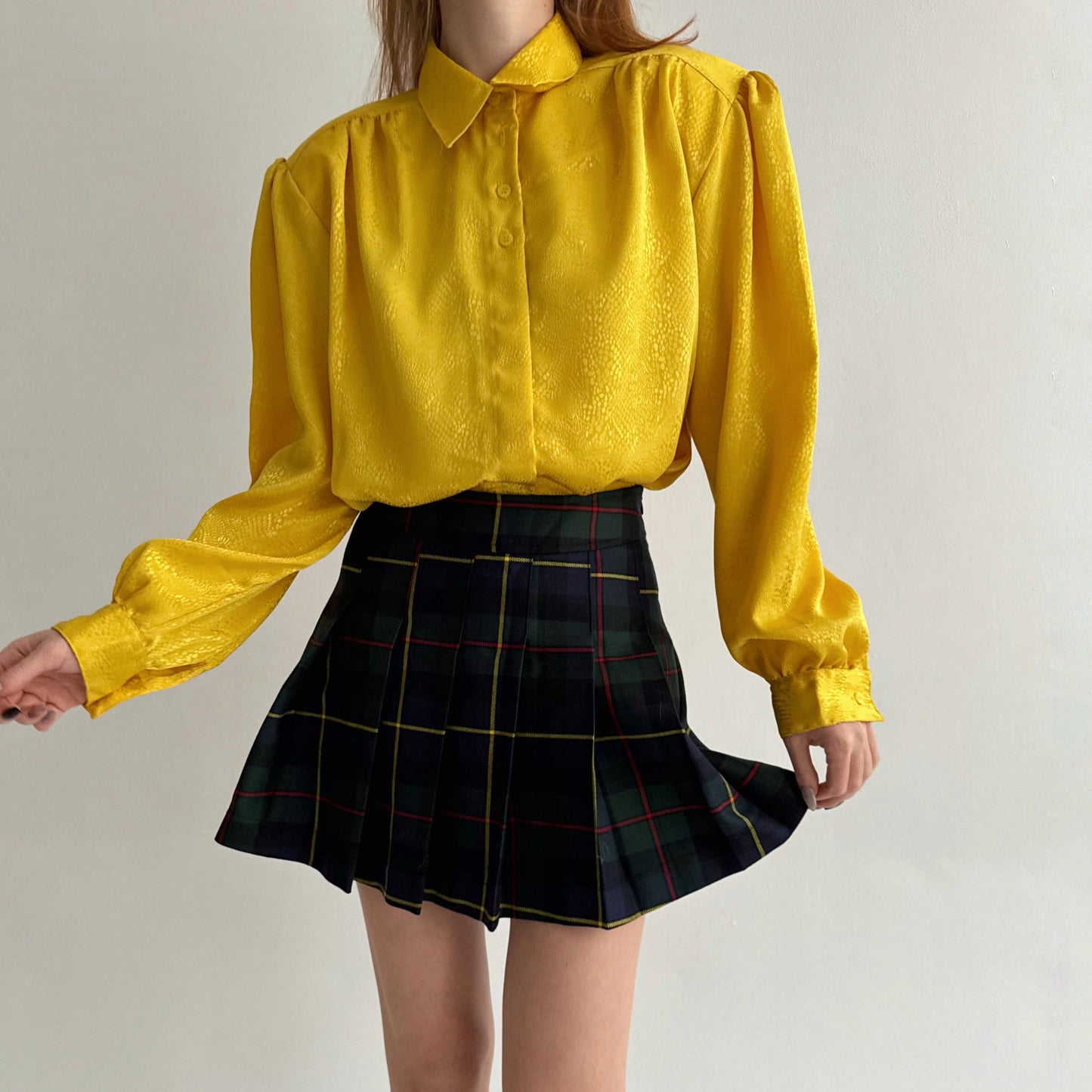 Vintage yellow blouse