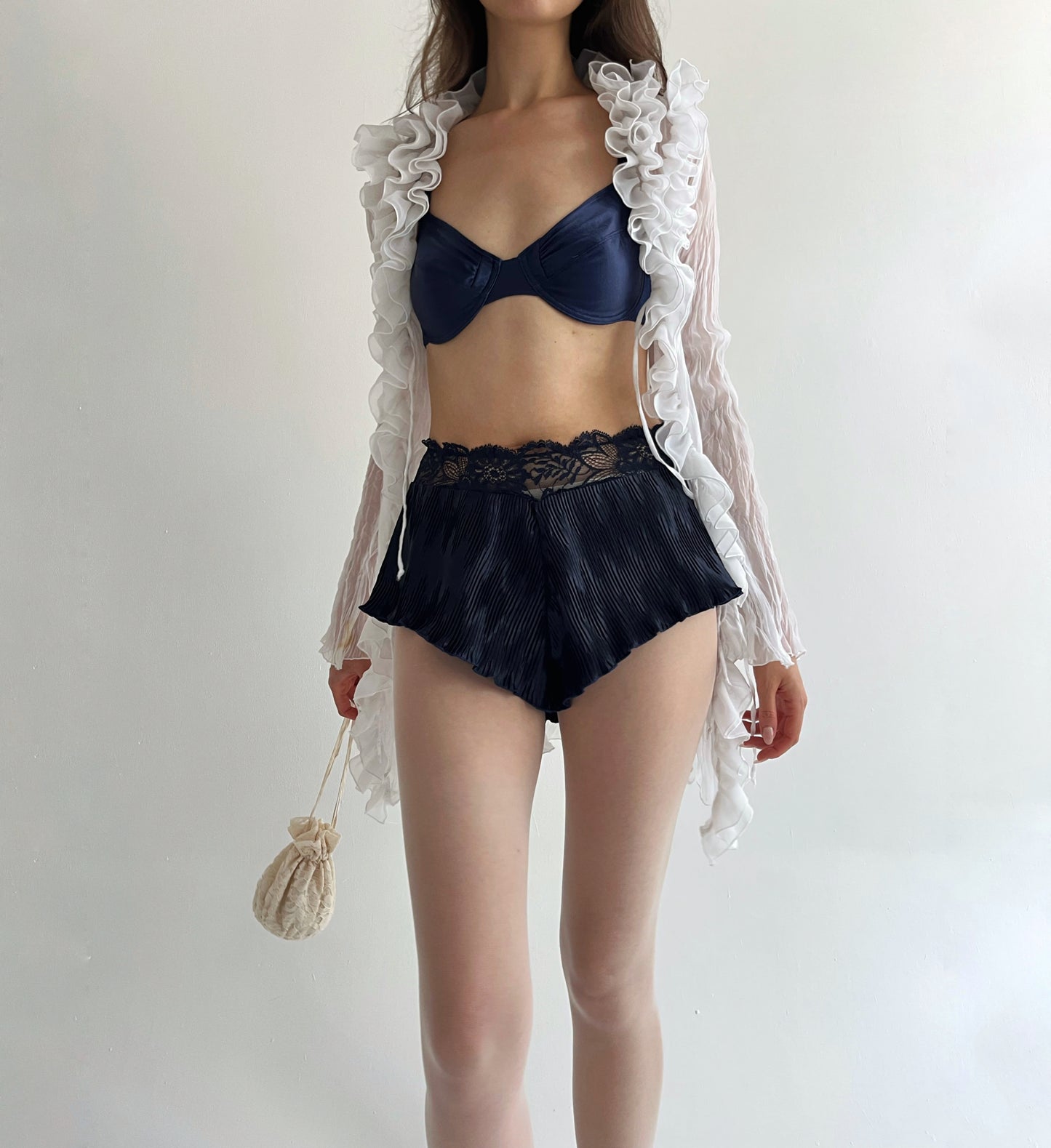 Vintage La Perla pleated shorts