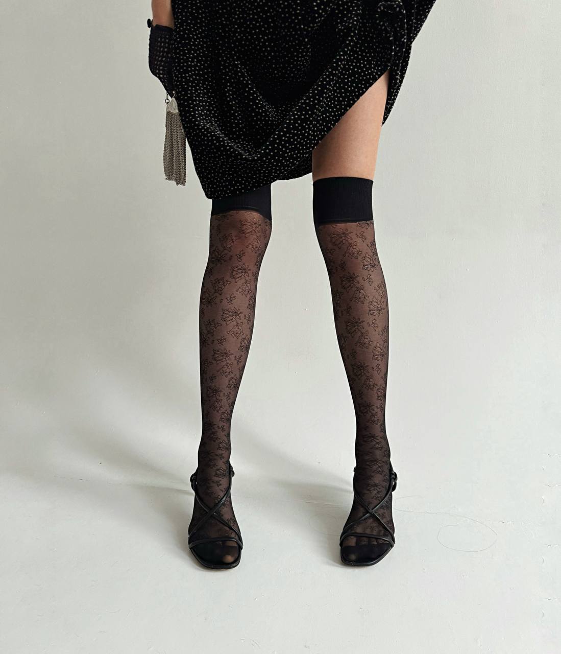 Chantal Thomass stockings with print