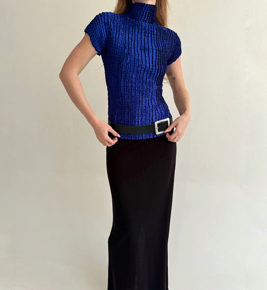 Vintage avant garde satin top
