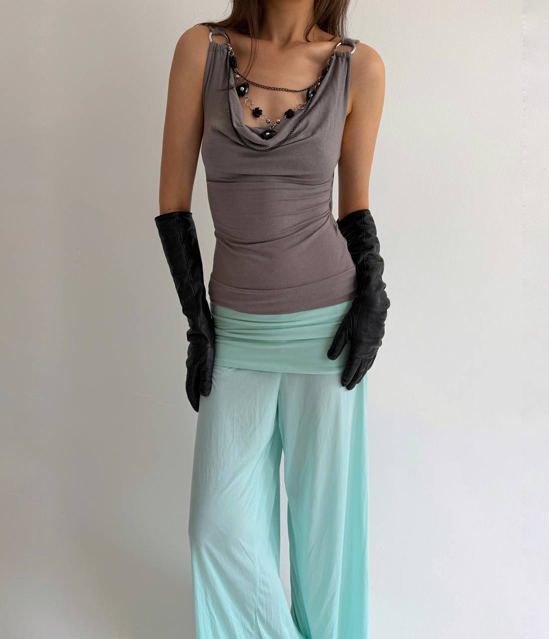 Vintage Y2K top with necklace