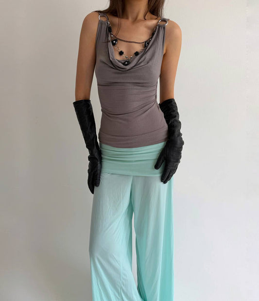 Vintage Y2K top with necklace