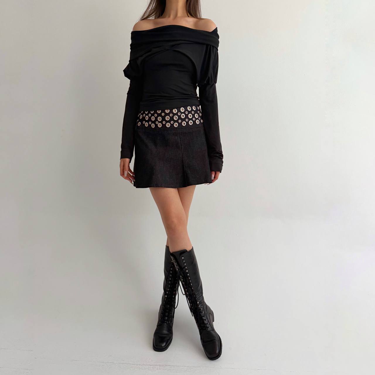 Vintage Blumarine denim skirt