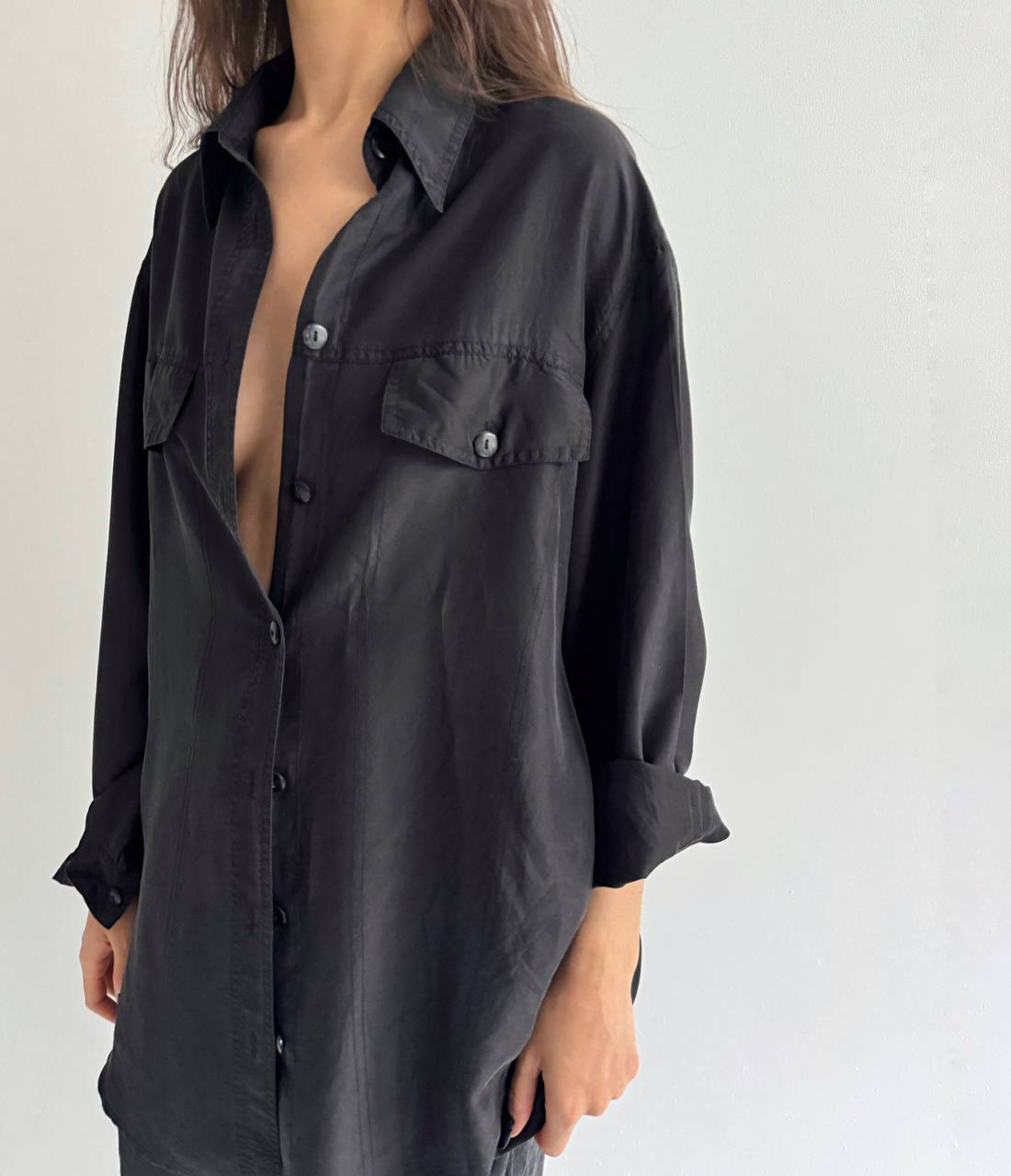 Vintage pure silk shirt