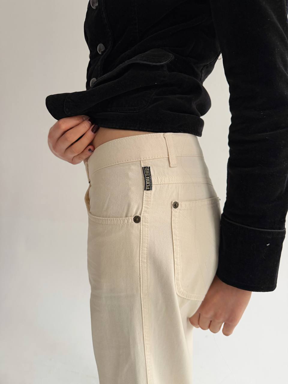 Vintage Plein Sud cotton beige pants
