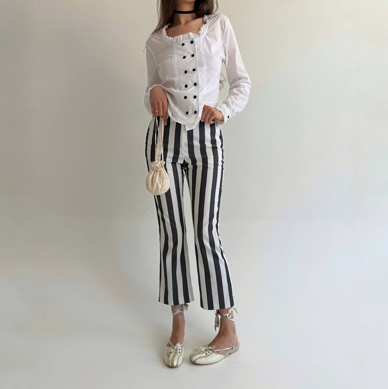 Moschino clowncore striped pants