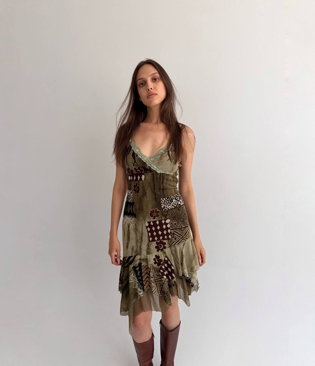 Vintage Y2K printed dress