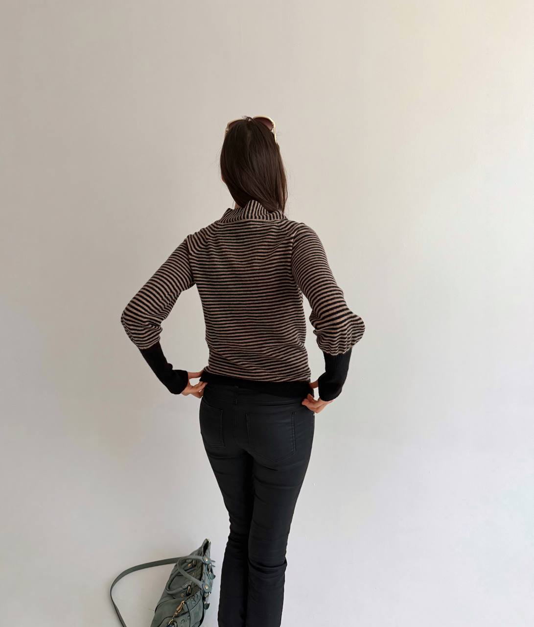 Vintage wool and angora cardigan