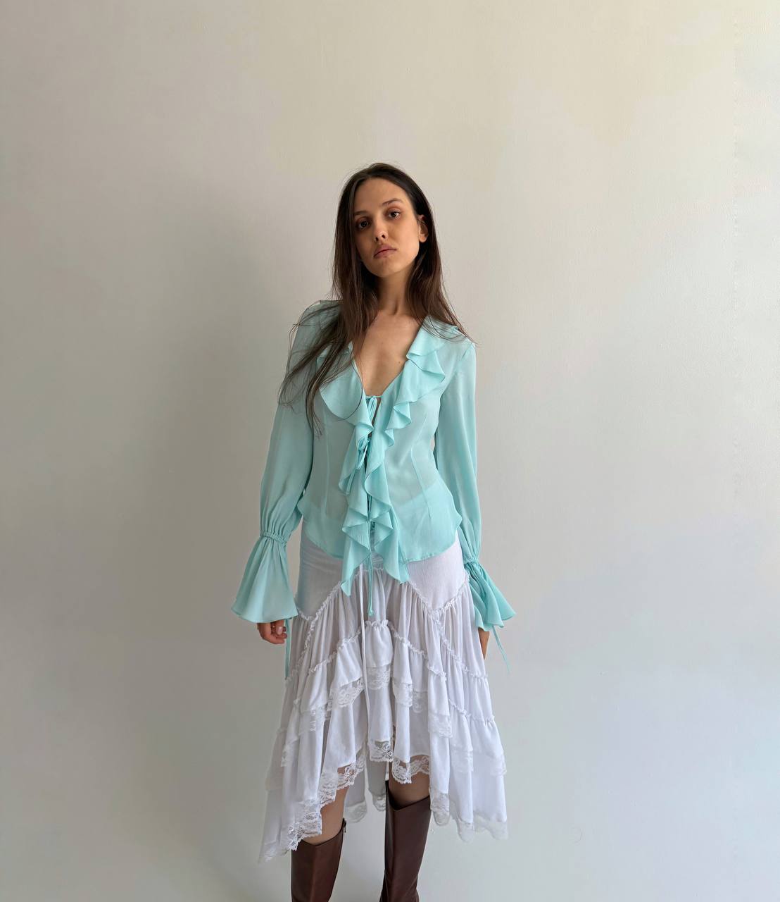 Blumarine Blugirl acetate and silk blouse