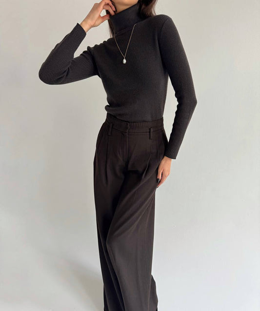 Vintage merino wool turtleneck