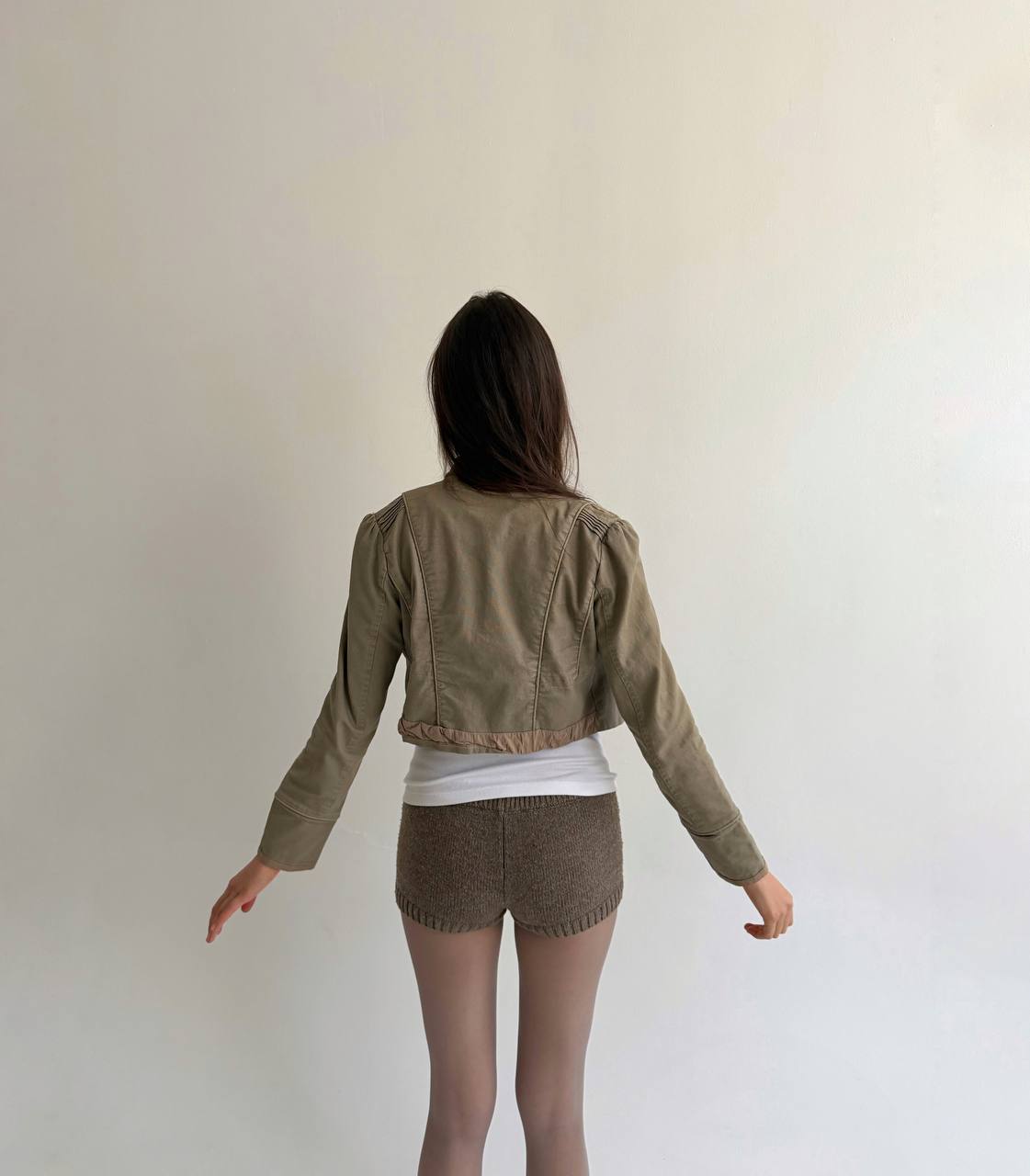 Vintage khaki napoleon jacket