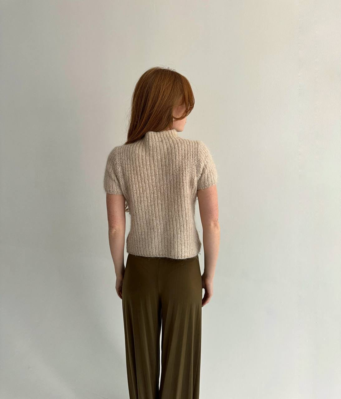 Vintage 30% mohair 30% viscose knitted jumper
