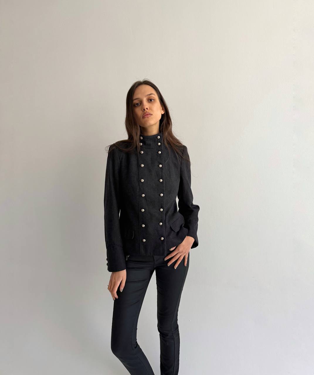 Vintage wool blend napoleon jacket