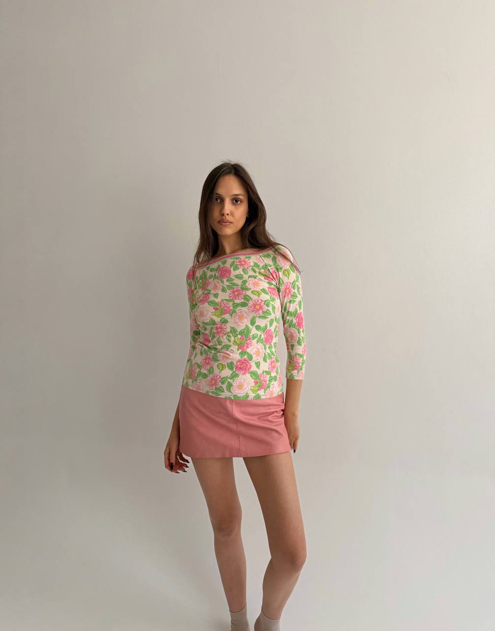 Vintage Blumarine flower blouse