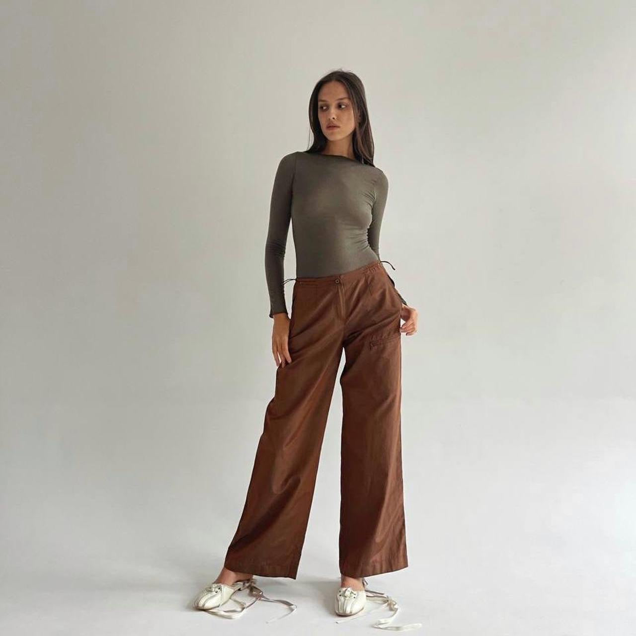 Vintage brown cargo trousers