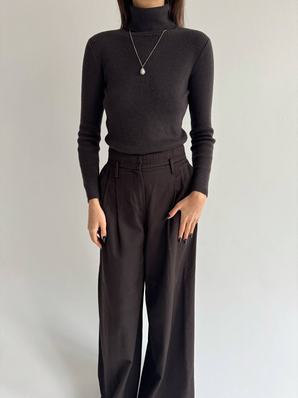 Vintage merino wool turtleneck