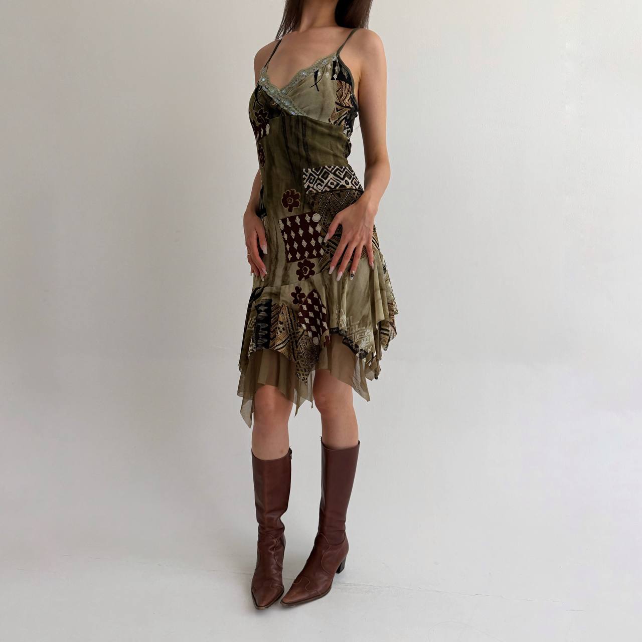 Vintage Y2K printed dress