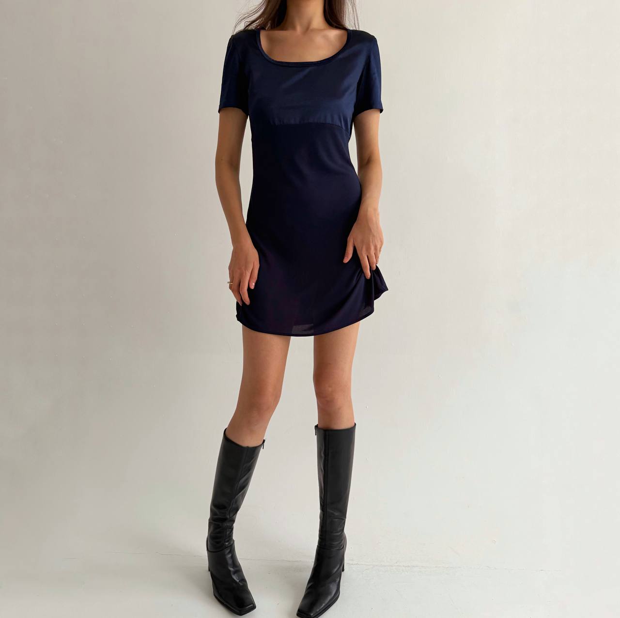 Vintage acetate blend French dress