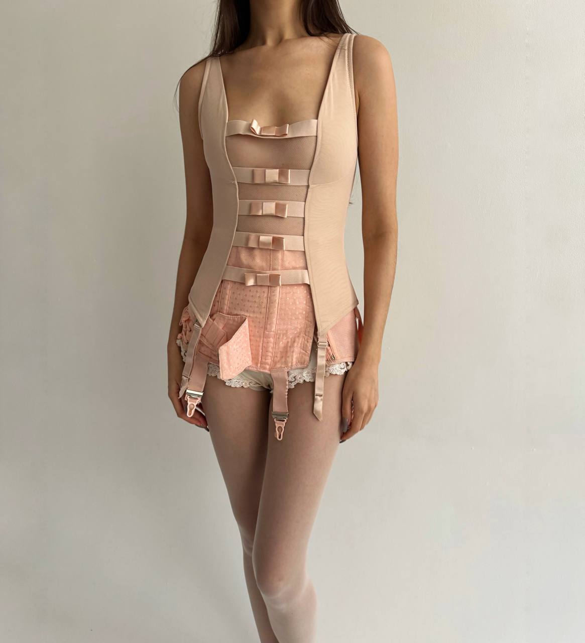 Chantal Thomass baby pink corset