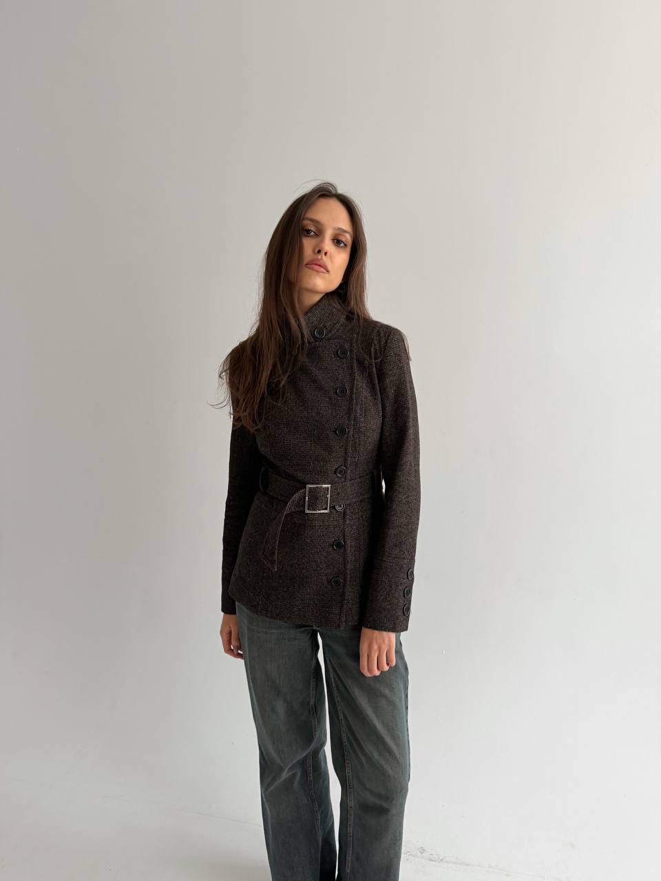 Karen Millen 100% wool asymmetrical jacket