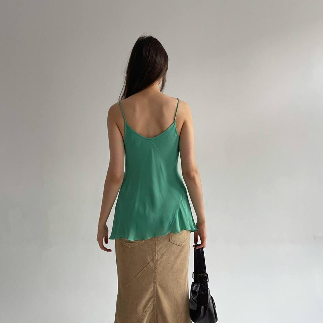 Plein Sud viscose asymmetrical cami top