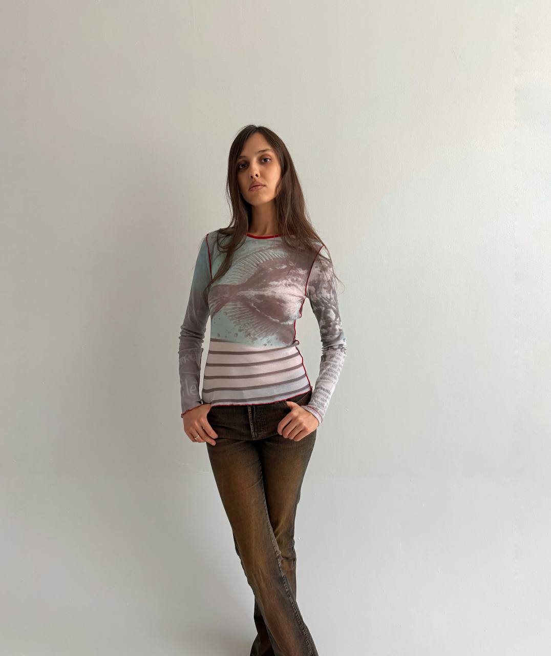 Vintage Cop Copine mesh blouse