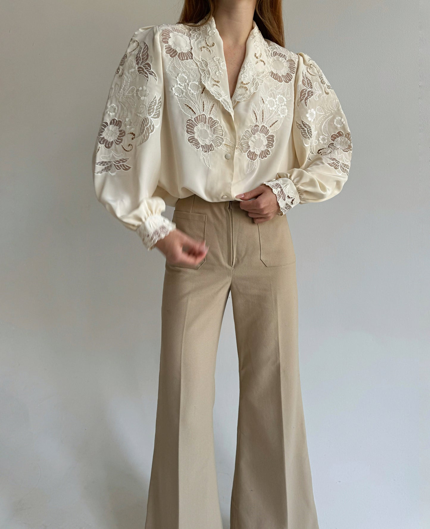 Vintage embroidery blouse