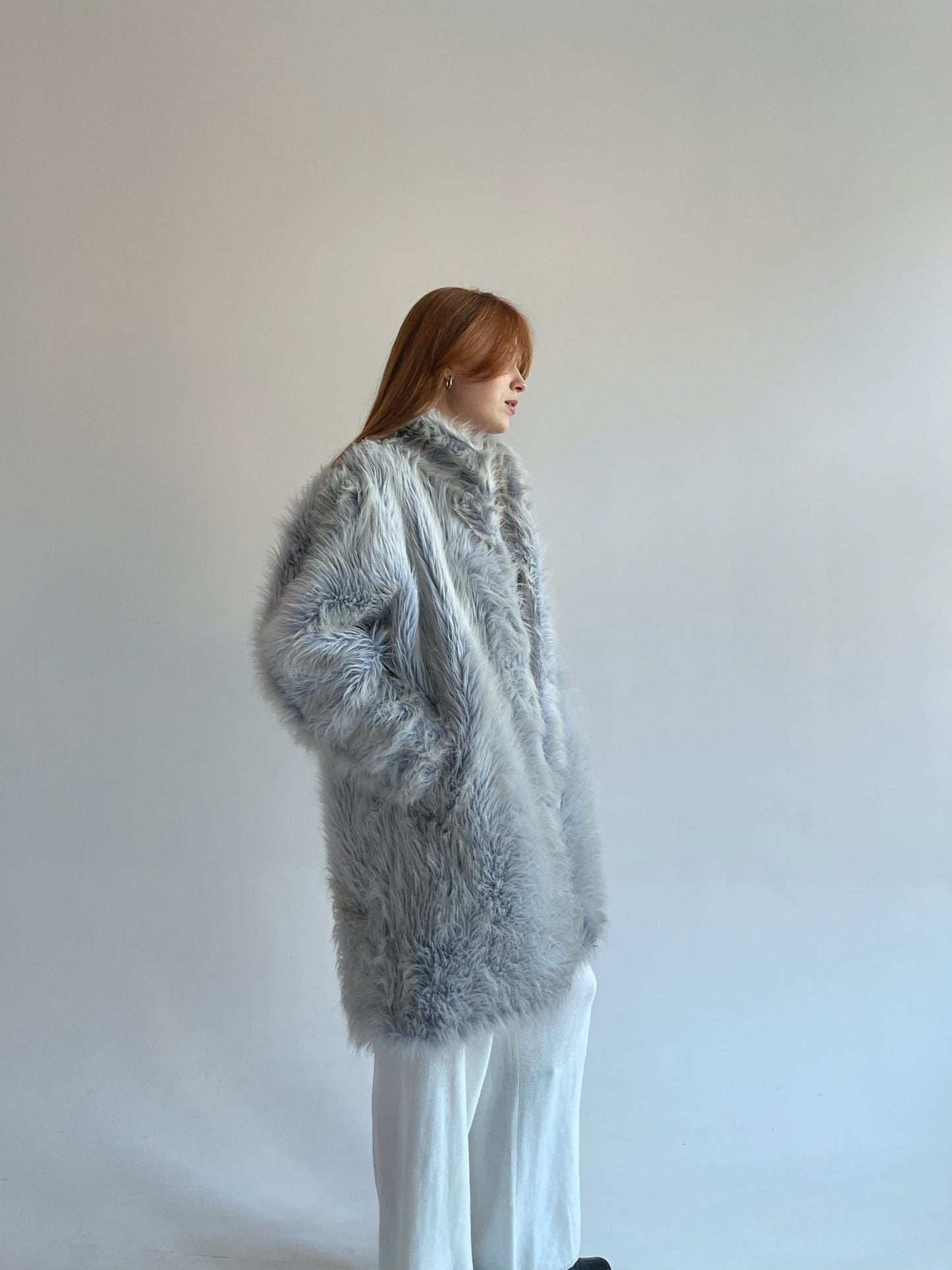 Cute vintage oversized faux fur