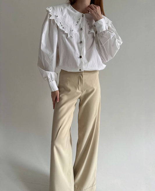 Vintage cottagecore cotton blouse