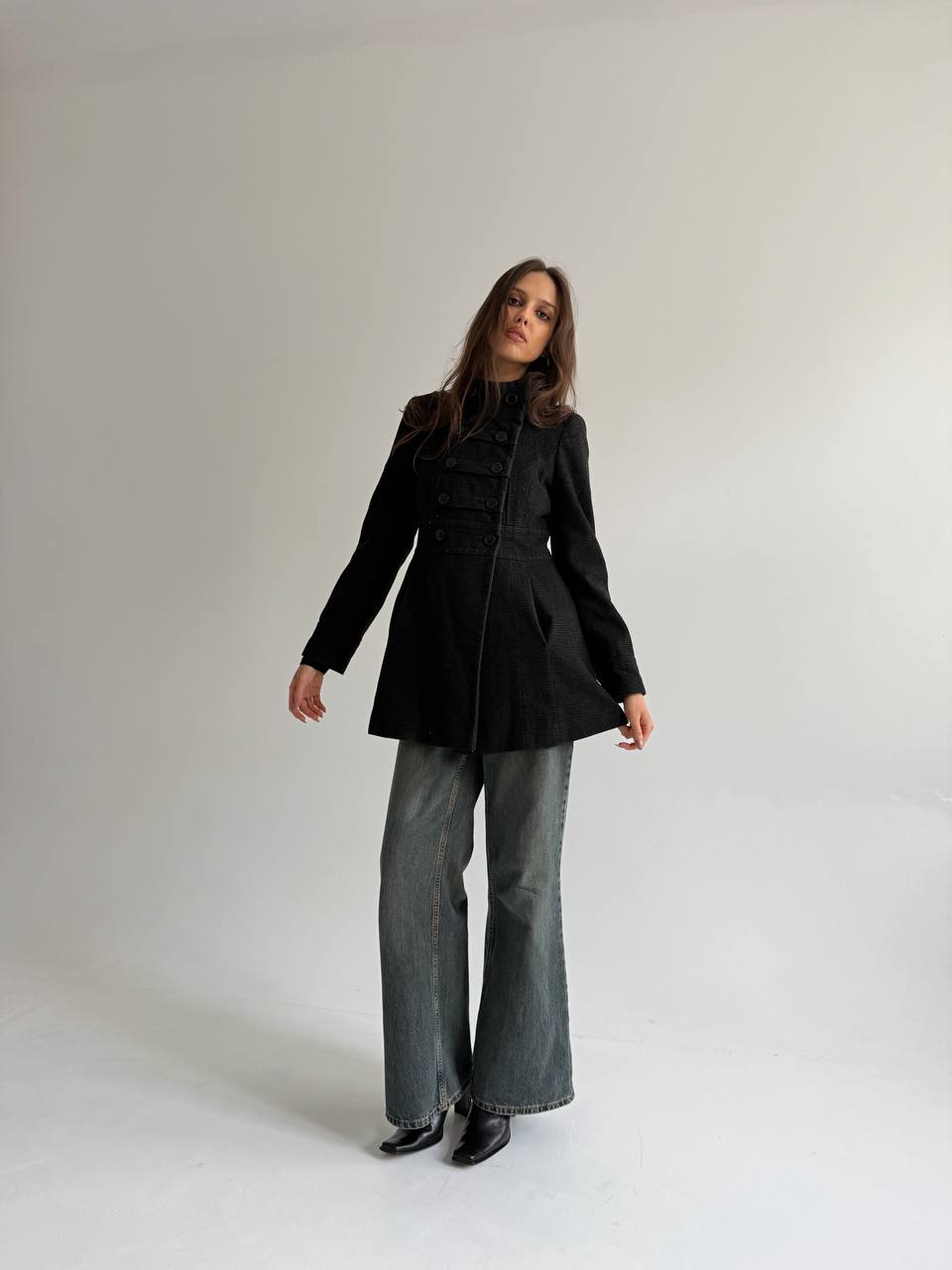 Vintage wool blend pea coat