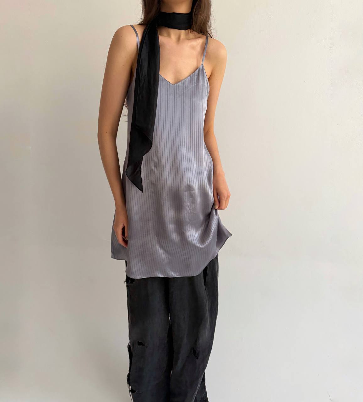 Vintage pure silk slip dress