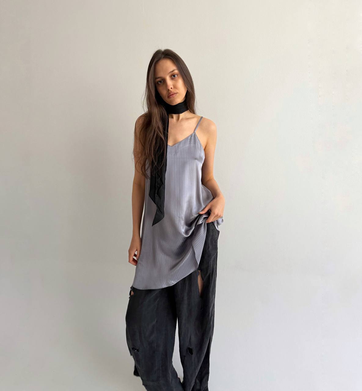 Vintage pure silk slip dress