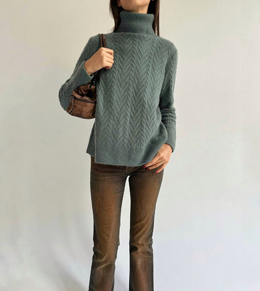 Vintage cashmere and merino wool sweater