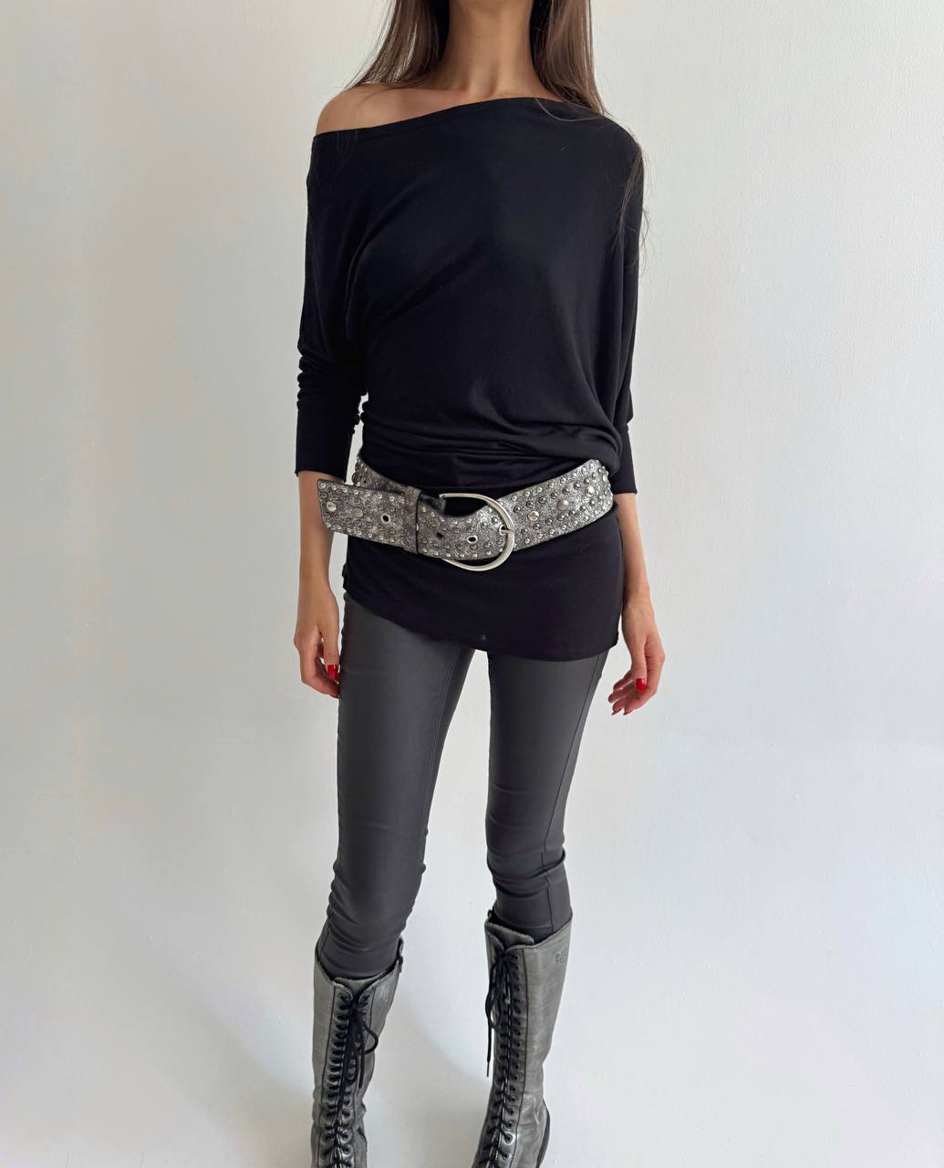 Vintage asymmetrical avant garde top