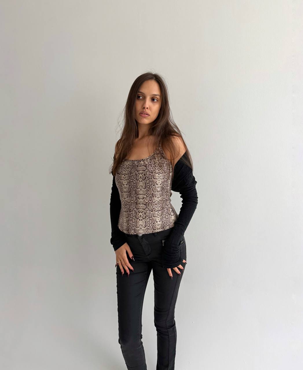 Vintage Gianfranco Ferre snake top