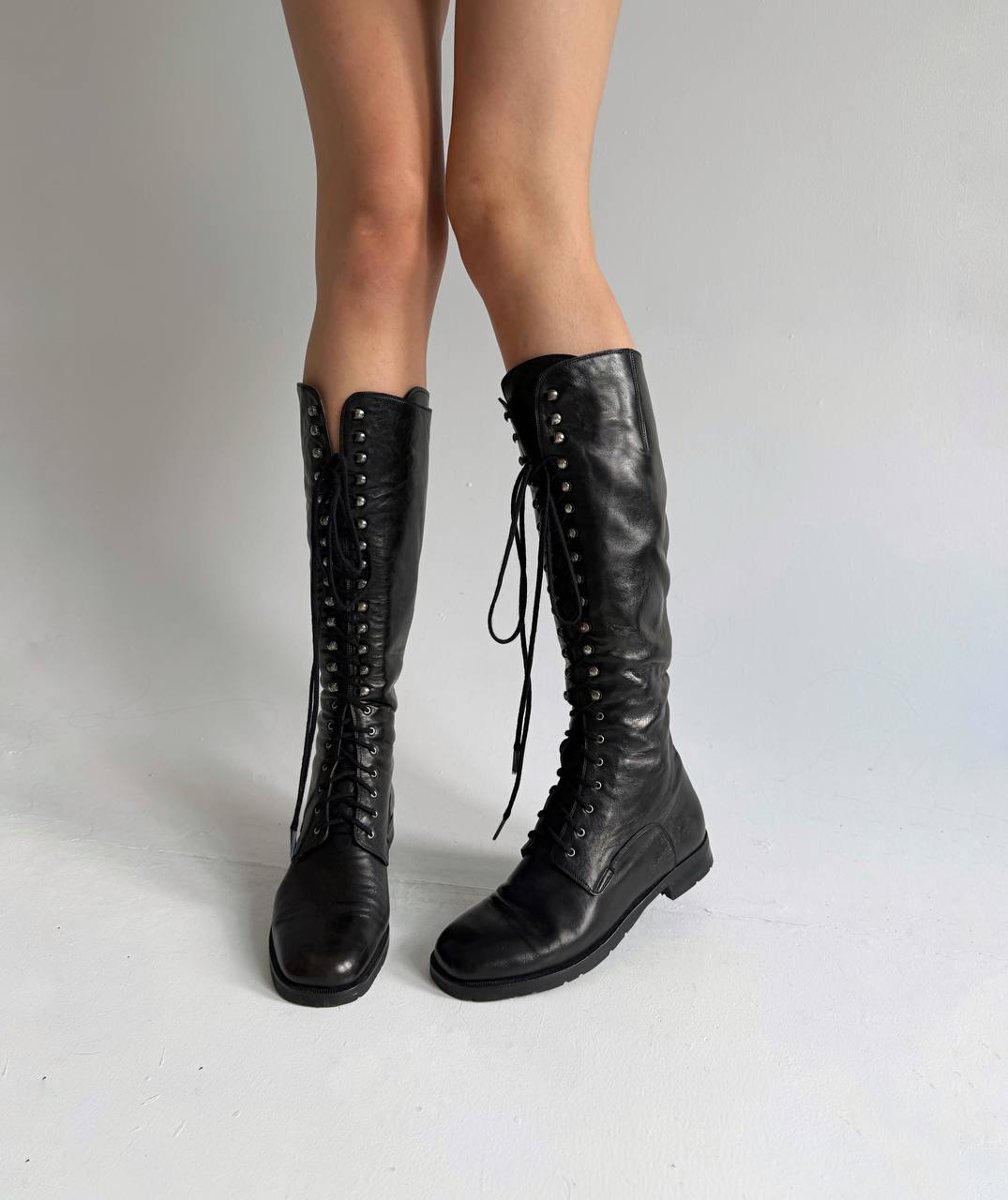 Vintage genuine leather boots