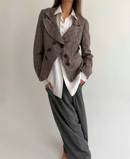 Vintage asymmetrical blazer