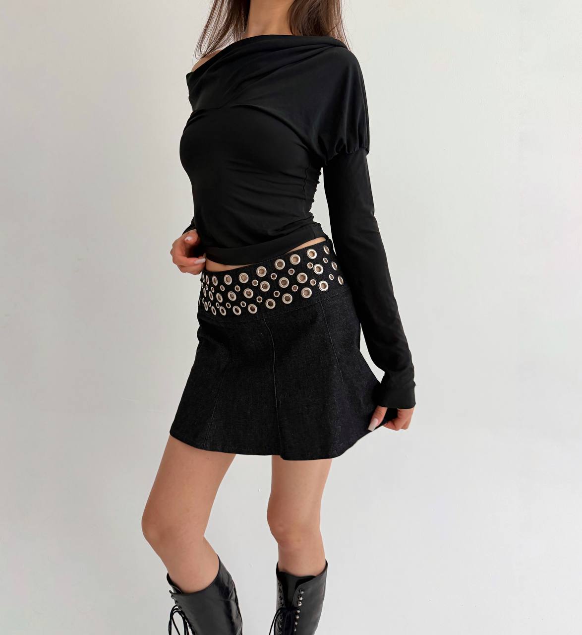 Vintage Blumarine denim skirt