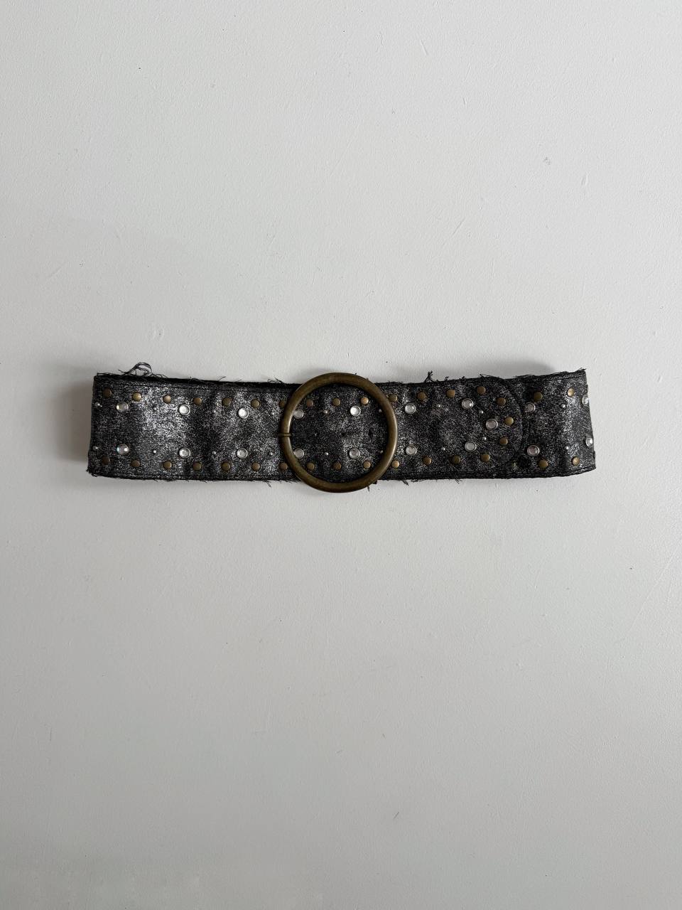 Vintage metallic studded belt